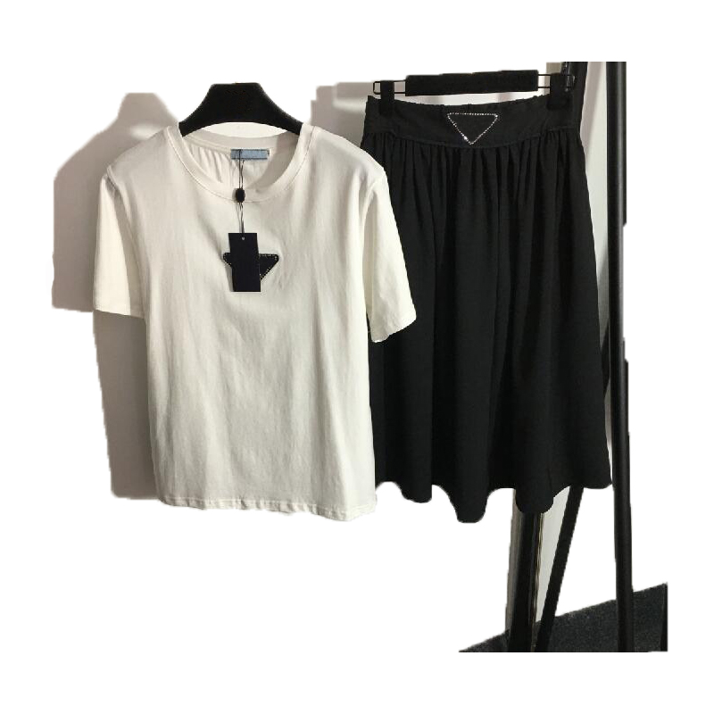 Womens 2 piece dress T shirt Skirt Suits Office Ladies short Sleeve Crewneck Sets Styles Dresses Women Fashion classics Quality Clothes SIZE -L AAA, Black
Womens 2 piece dress T shirt Skirt Suits Office Ladies short Sleeve Crewneck Sets Styles Dresses Women Fashion classics Quality Clothes SIZE -L AAA, Black