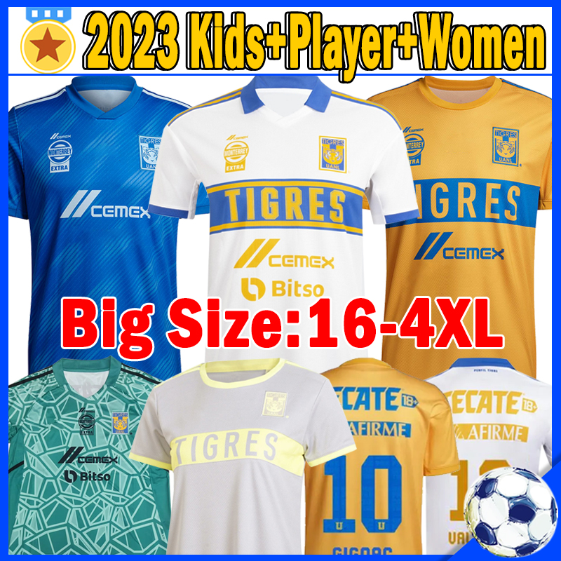 XXXL 4XL GIGNAC Tigres UANL soccer jerseys LIGA MX Footabll Shirts 22 23 VARGAS NICO VALENCIA L.FERNANDEZ PIZARRO THAUVIN 2022 2023 Men Women Player Kids Kits Uniforms, Laohu 22-23 away
XXXL 4XL GIGNAC Tigres UANL soccer jerseys LIGA MX Footabll Shirts 22 23 VARGAS NICO VALENCIA L.FERNANDEZ PIZARRO THAUVIN 2022 2023 Men Women Player Kids Kits Uniforms, Laohu 22-23 away