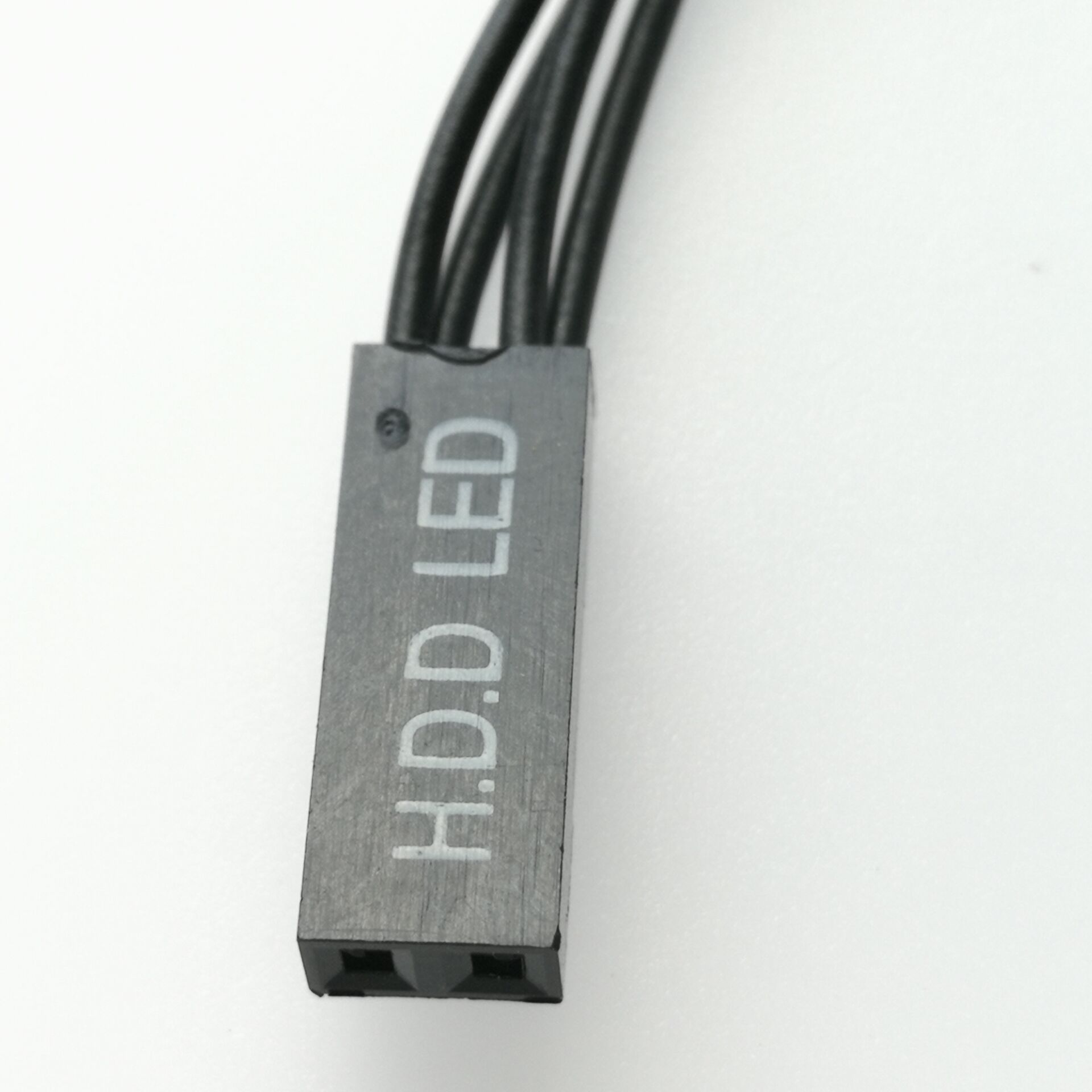 10pcs Motherboard HDD LED Cable 2Pin 1 to 2 Splitter Support Double Start Switch