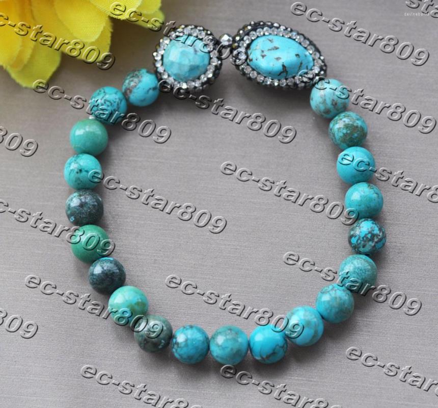 Strand Z11207 Stretch 8" 20mm Green Baroque Turquoise Round Bead Bracelet Woman Fasion Jewellery
Strand Z11207 Stretch 8" 20mm Green Baroque Turquoise Round Bead Bracelet Woman Fasion Jewellery