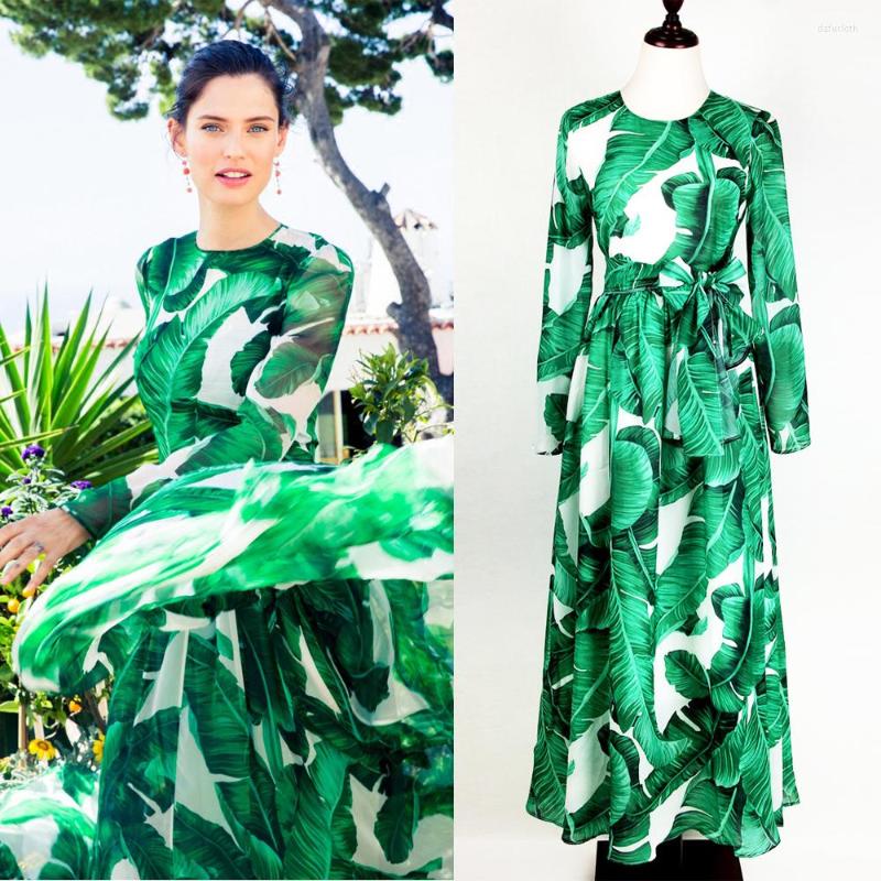 Casual Dresses Summer And Autumn Products In Europe America Printing Slim Slimming Travel Holiday Small Fresh Long Dress Women -3XL, Green
Casual Dresses Summer And Autumn Products In Europe America Printing Slim Slimming Travel Holiday Small Fresh Long Dress Women -3XL, Green