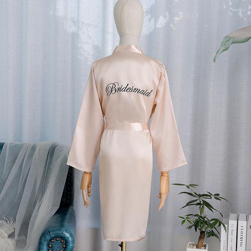 Women's Sleepwear Wedding Robes For Bride And Bridesmaid Long Sleeve Satin Silk Bathrobe Kimono Team Bridal Hen Bachelor Party Gifts 2023, Bridesmaid-champagne
Women's Sleepwear Wedding Robes For Bride And Bridesmaid Long Sleeve Satin Silk Bathrobe Kimono Team Bridal Hen Bachelor Party Gifts 2023, Bridesmaid-champagne