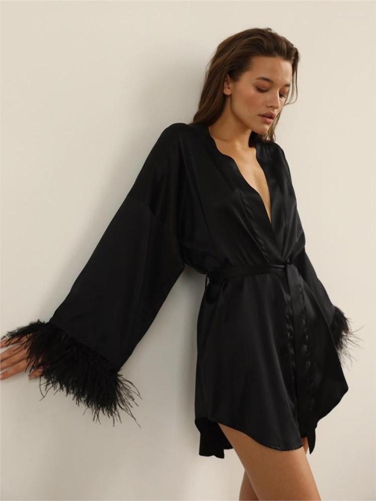 Casual Dresses Summer Thin Dress Women 2023 Solid Color Feather High Sense Fashion Sexy Ice Silk Wrap, Black
Casual Dresses Summer Thin Dress Women 2023 Solid Color Feather High Sense Fashion Sexy Ice Silk Wrap, Black