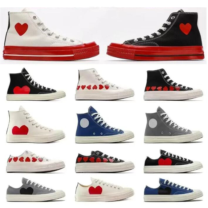 Classic 1970 Red Heart Casual Shoes 1970s Big Eyes Play Chuck Multi Hearts 70s Hi Skate Platform Shoe Canvas Mens Skateboard Sneakers 35-44 
Classic 1970 Red Heart Casual Shoes 1970s Big Eyes Play Chuck Multi Hearts 70s Hi Skate Platform Shoe Canvas Mens Skateboard Sneakers 35-44