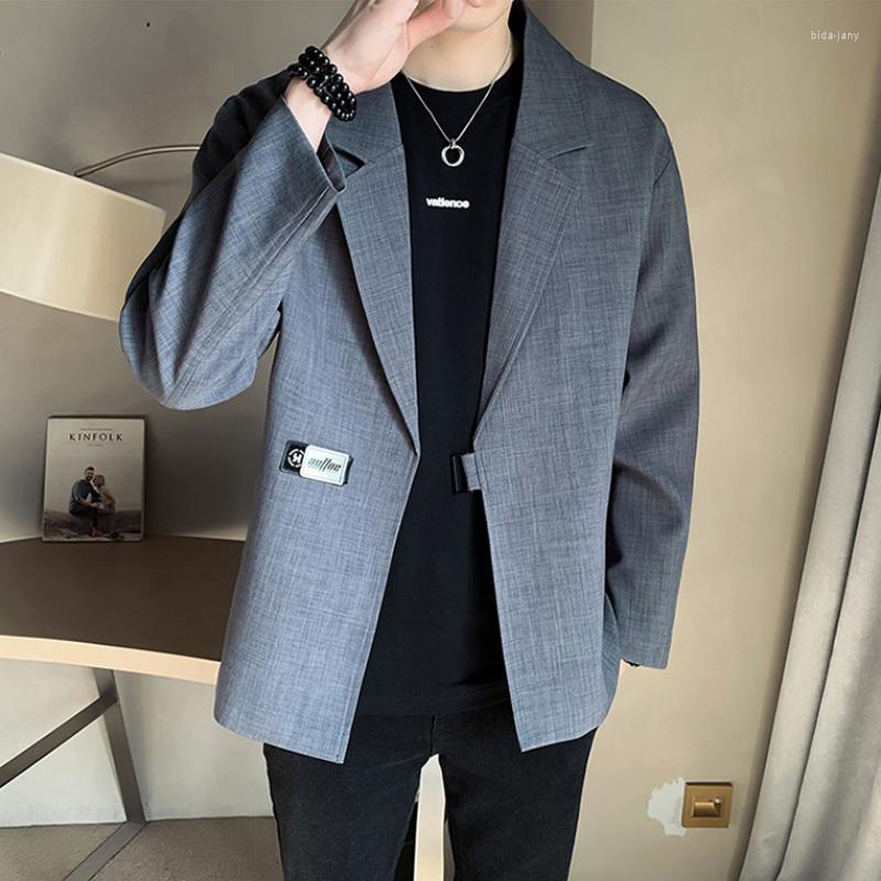 Men's Suits British Style Men Blazers Jackets Fashion Trendy Patch Button Design Blazer Hombre Business Party Solid Mens Suit Outerwear, Grey
Men's Suits British Style Men Blazers Jackets Fashion Trendy Patch Button Design Blazer Hombre Business Party Solid Mens Suit Outerwear, Grey