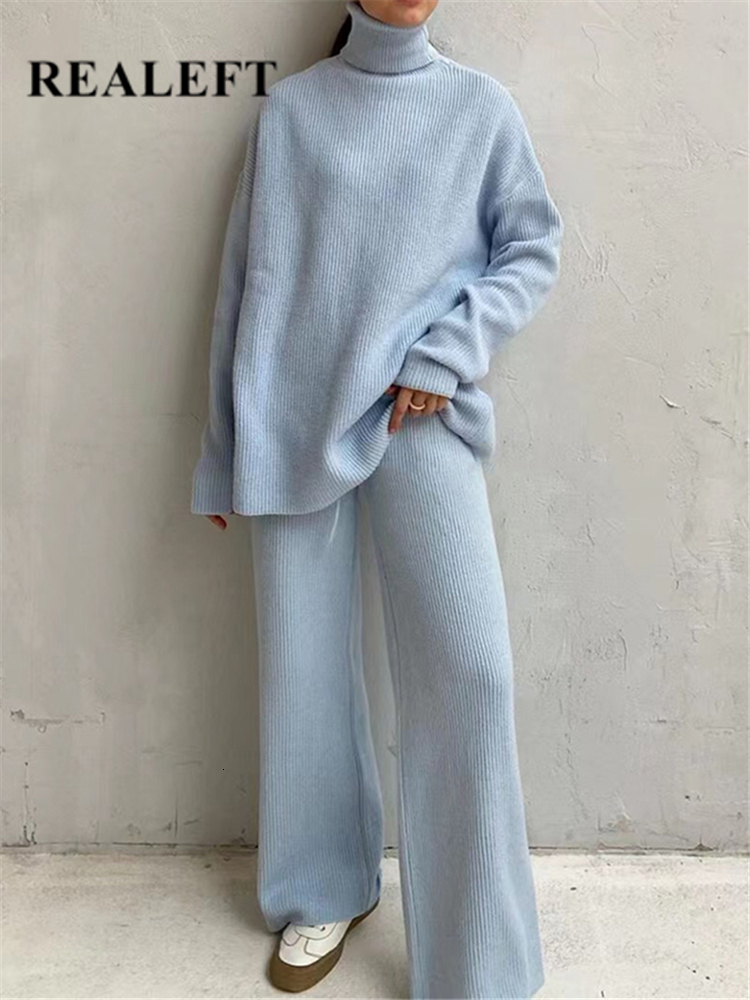 Womens Two Piece Pants 2 Pieces Women Sets Knitted Tracksuit Turtleneck Sweater and Wide Leg Jogging Pants Pullover Suit 230316, Green
Womens Two Piece Pants 2 Pieces Women Sets Knitted Tracksuit Turtleneck Sweater and Wide Leg Jogging Pants Pullover Suit 230316, Green