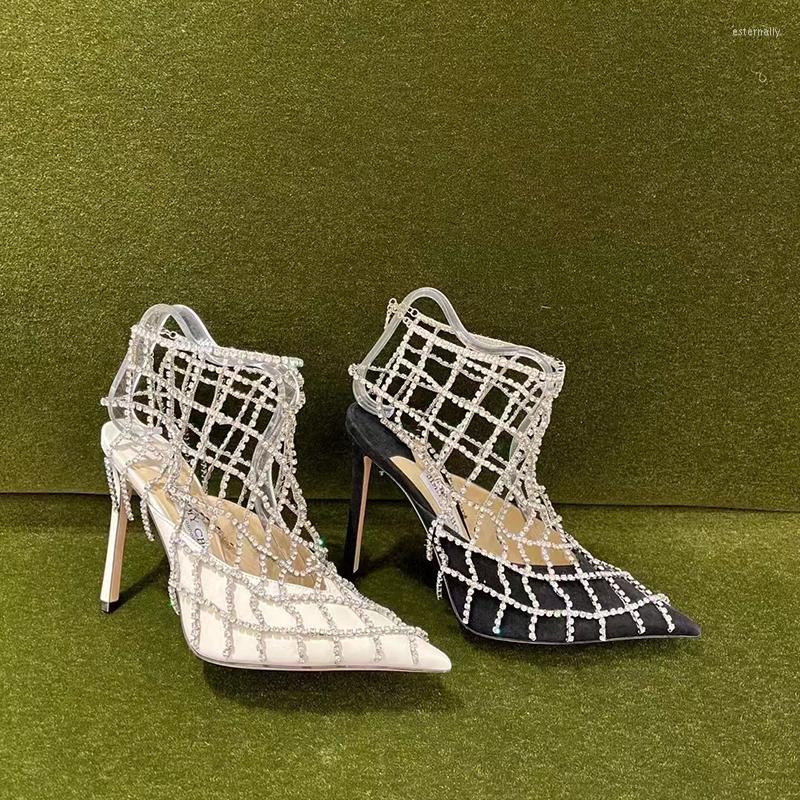 Dress Shoes Fashion Mesh Pointed High Heels 2023Women's Colorblocked Hollow Zipper Tassel Sexy Elegant Retro Sandals, As photo
Dress Shoes Fashion Mesh Pointed High Heels 2023Women's Colorblocked Hollow Zipper Tassel Sexy Elegant Retro Sandals, As photo