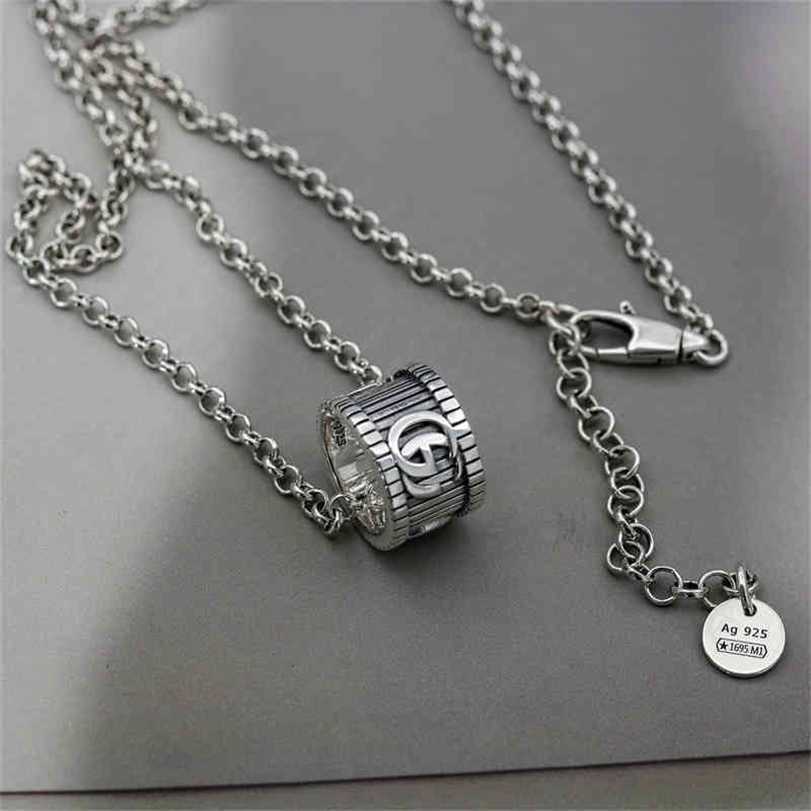 Necklace Fashion Fresh Gear Grain Lutong Pendant Silver Women's Necklace Simple Valentine's Gift
Necklace Fashion Fresh Gear Grain Lutong Pendant Silver Women's Necklace Simple Valentine's Gift