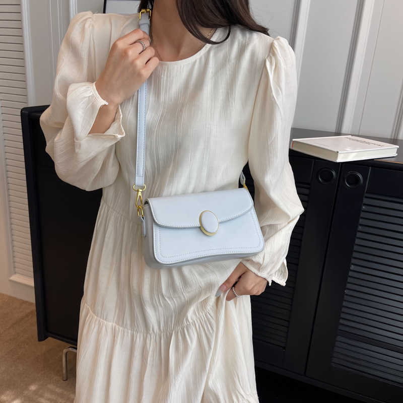 NXY Green Small PU Leather Solid Color Simple Flap Bags for Women 2023 Spring Trends Chain Handbag Ladies Crossbody Purse