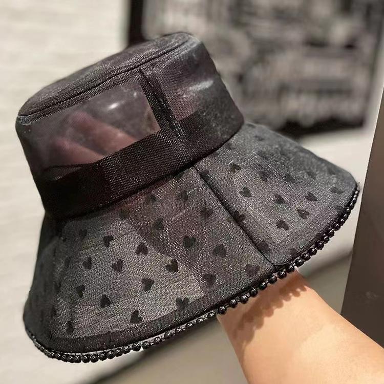 Wide Brim Hats Retro Lightweight Flower Lace Embroidery Diamond Decorated Sun Hat Basin Women's Summer Fisherman's, Love
Wide Brim Hats Retro Lightweight Flower Lace Embroidery Diamond Decorated Sun Hat Basin Women's Summer Fisherman's, Love