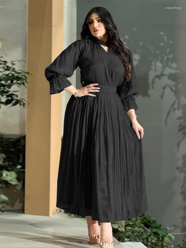Ethnic Clothing Morocco Party Dress Women Muslim Abaya Kaftan Silk 2023 Arab Dubai Moroccan Satin Stand Collar Lace-up Turkey Pleated Abayas
Ethnic Clothing Morocco Party Dress Women Muslim Abaya Kaftan Silk 2023 Arab Dubai Moroccan Satin Stand Collar Lace-up Turkey Pleated Abayas