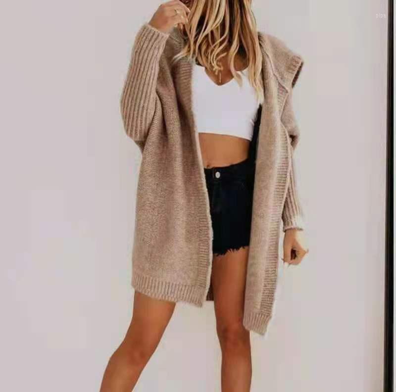 Women' Polos SALEQI 2023 Autumn Winter Knitted Sweater Long Hooded Casual Cardigan Women, Gray
Women' Polos SALEQI 2023 Autumn Winter Knitted Sweater Long Hooded Casual Cardigan Women, Gray