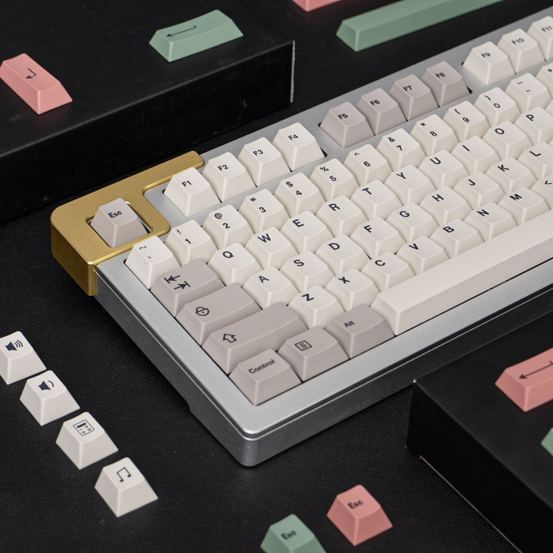 Gmk 9009 138 Keys Cherry Profile Pbt Keycap Dye-Sub English Custom Personality Keycaps For Mechanical Keyboard 61/64/68/75/84