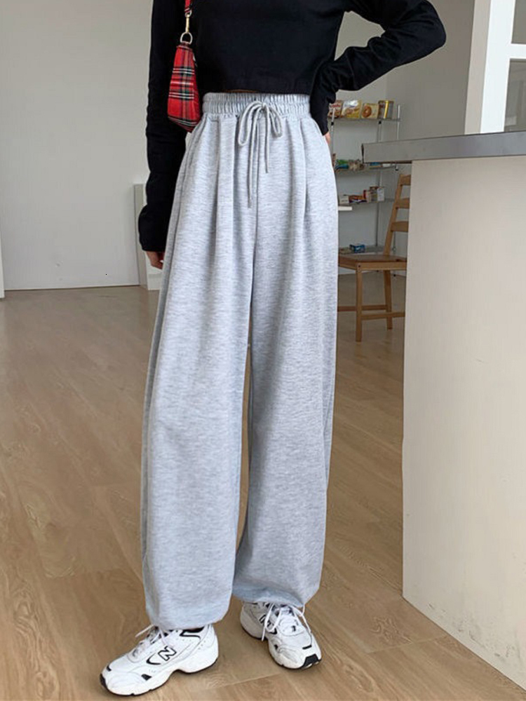 Women's Pants Capris Gray Sweatpants for Women Autumn Baggy Fashion Oversize Sports Pants Balck Trousers Female Joggers Streetwear 230316, Black
Women's Pants Capris Gray Sweatpants for Women Autumn Baggy Fashion Oversize Sports Pants Balck Trousers Female Joggers Streetwear 230316, Black
