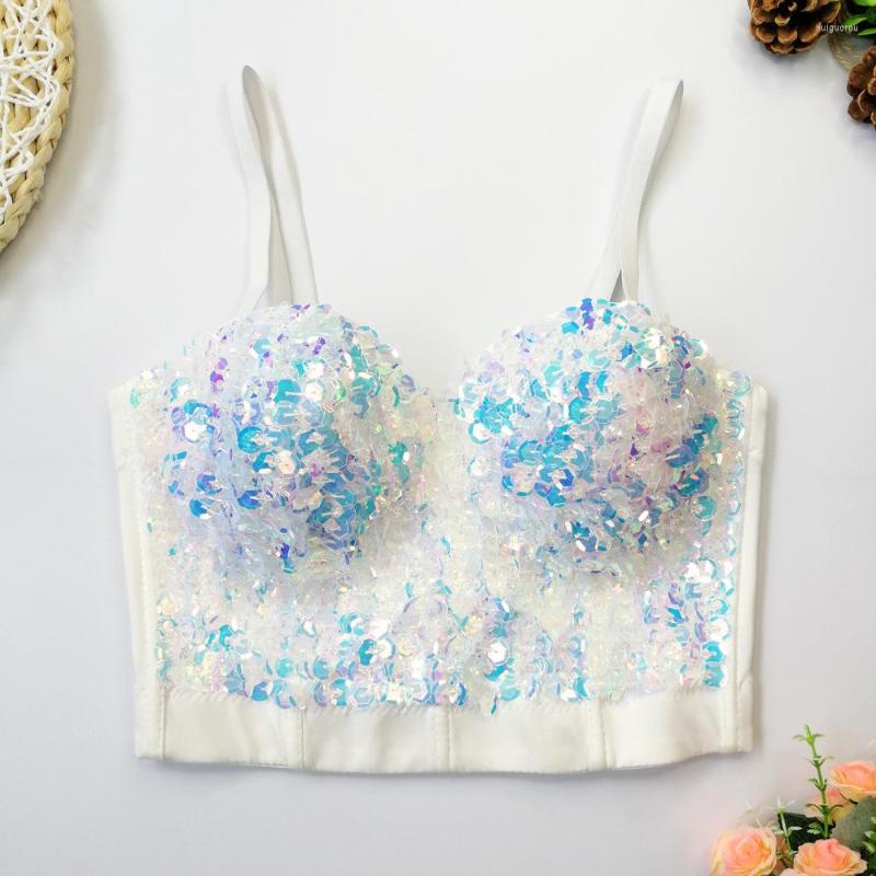 Women's Tanks 2023 Festival Clothing Women Push Up Bustier Bra Female Colored Beading Camisole Backless Steampunk Rave Sexy Corset Tops, White-092023
Women's Tanks 2023 Festival Clothing Women Push Up Bustier Bra Female Colored Beading Camisole Backless Steampunk Rave Sexy Corset Tops, White-092023