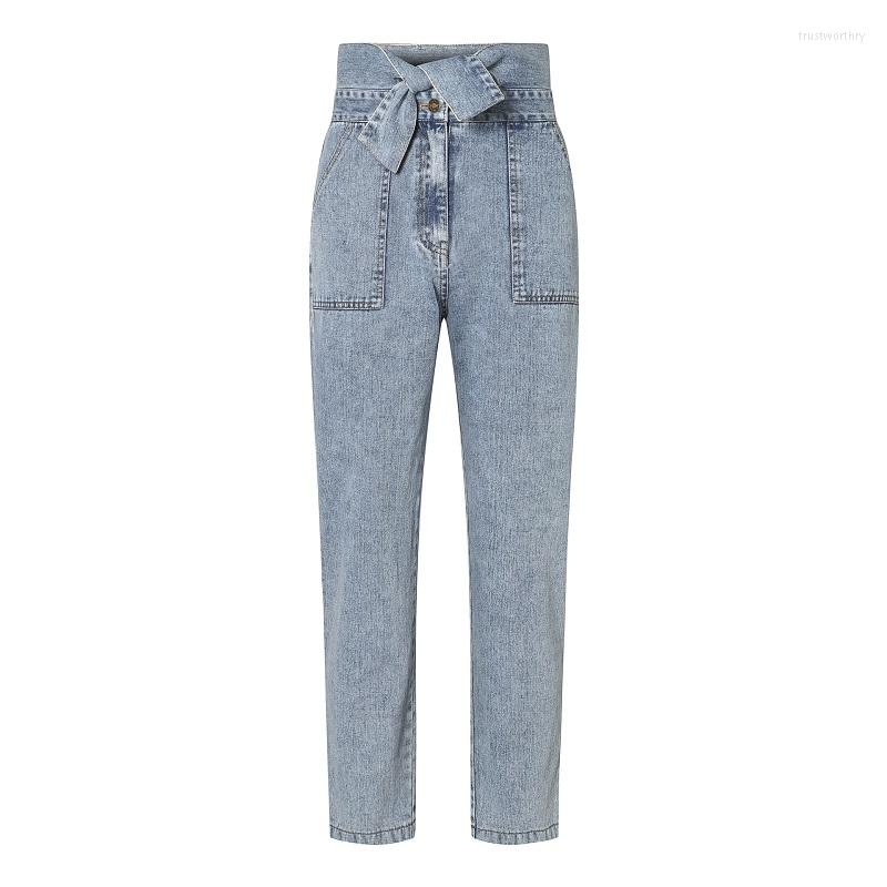 Women's Jeans Women's High Waist Blue Pants For Woman 2023 Autumn Fashion All-Match Denim Trousers Belt Indie Casual Female
Women's Jeans Women's High Waist Blue Pants For Woman 2023 Autumn Fashion All-Match Denim Trousers Belt Indie Casual Female