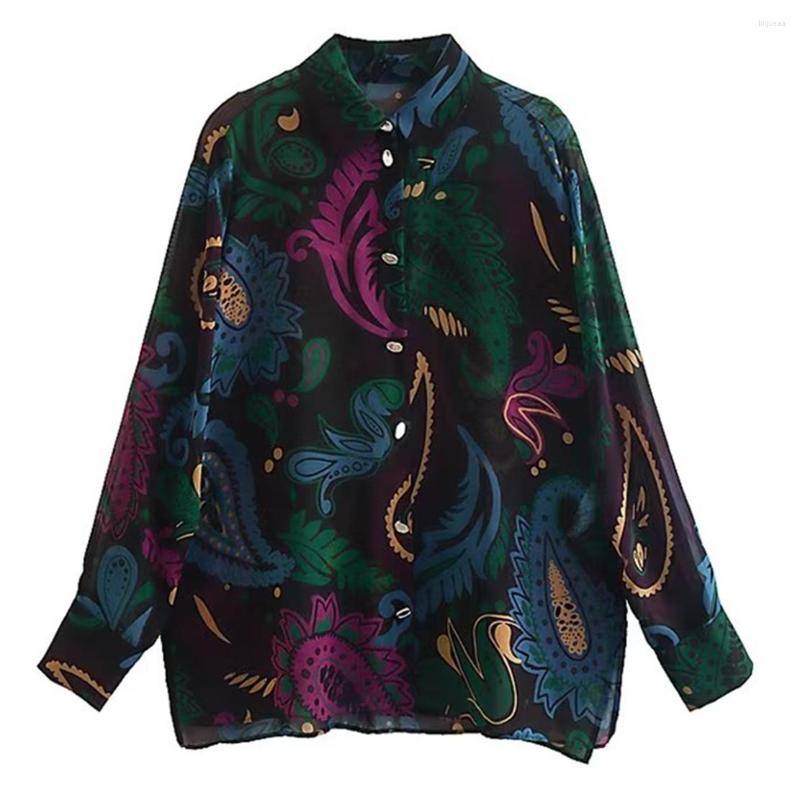Women's Blouses Maxdutti Fashion Tropical Floral Blouse Women Geometric Printing Transparent Long Sleeve, Print
Women's Blouses Maxdutti Fashion Tropical Floral Blouse Women Geometric Printing Transparent Long Sleeve, Print