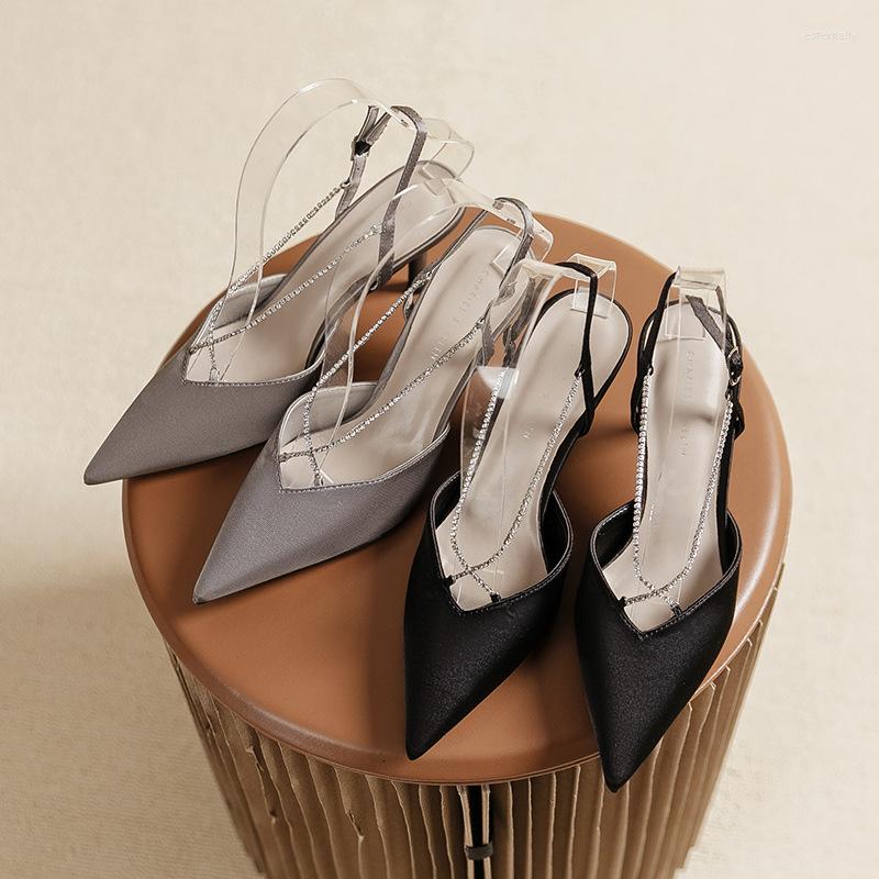 Dress Shoes Elegant Cross Crystal Chain Pumps Woman Sandals Buckle Strap Slingback Talon Pointed Toe Stiletto High Heels Women 2023, Black 5cm
Dress Shoes Elegant Cross Crystal Chain Pumps Woman Sandals Buckle Strap Slingback Talon Pointed Toe Stiletto High Heels Women 2023, Black 5cm
