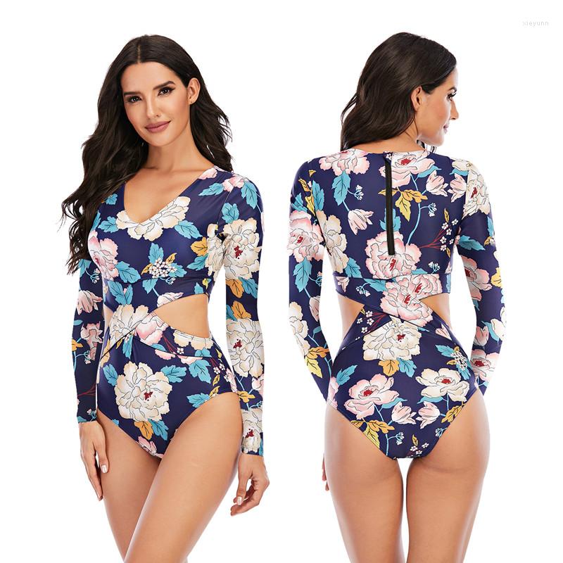 Women's Swimwear 2023 Print One Piece Swimsuit Long Sleeve Women Bathing Suit Retro Vintage Surfing Swim Suits
Women's Swimwear 2023 Print One Piece Swimsuit Long Sleeve Women Bathing Suit Retro Vintage Surfing Swim Suits