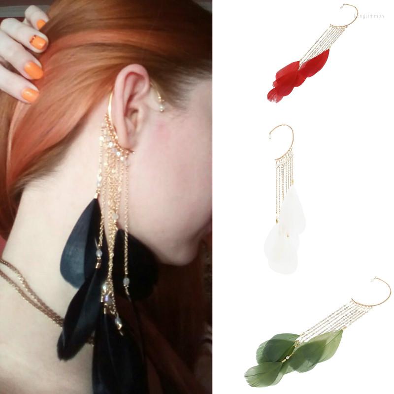 Backs Earrings Tribal African Ear Cuff Long Feather Tassel Warrior Wire Wrap Bohemian No Piercing India Ethnic Jewelry
Backs Earrings Tribal African Ear Cuff Long Feather Tassel Warrior Wire Wrap Bohemian No Piercing India Ethnic Jewelry