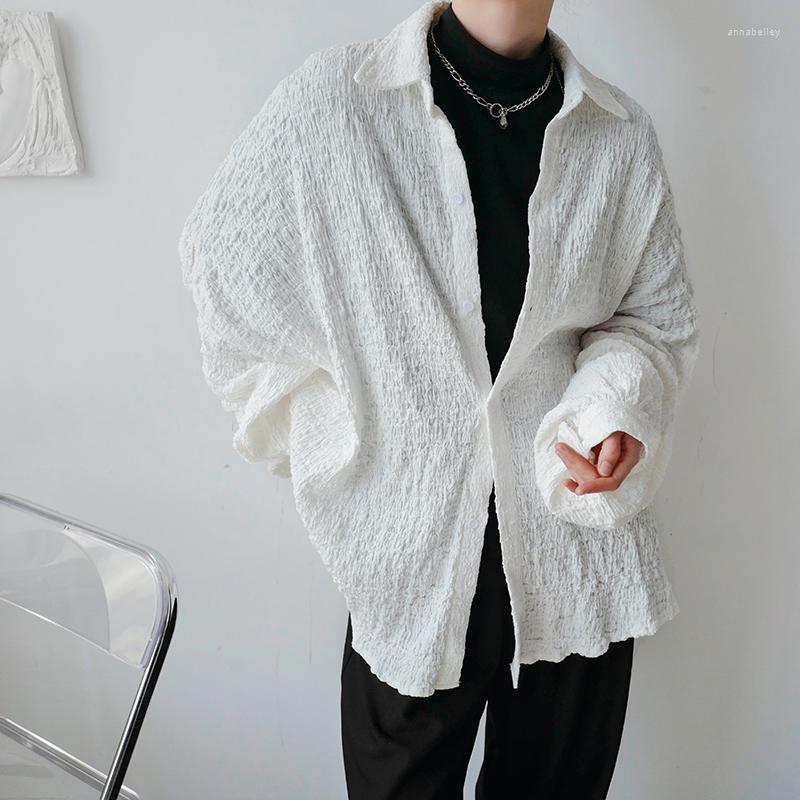 Men's Casual Shirts 2023 Autumnr Korean Style Unique Retro Temperament Men Loose Solid Color Black Long Section For, White
Men's Casual Shirts 2023 Autumnr Korean Style Unique Retro Temperament Men Loose Solid Color Black Long Section For, White