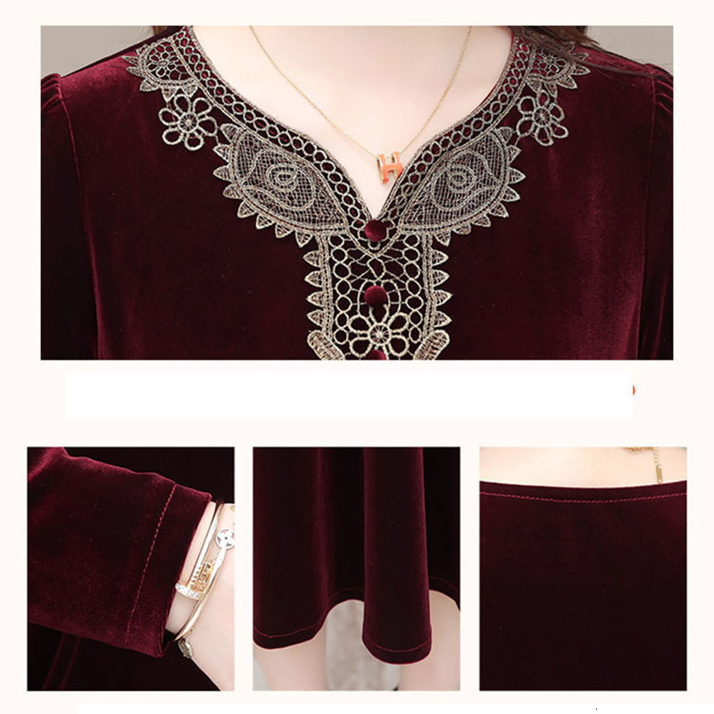 Casual Dresses Vintage Applique Velvet Party Dress Women Elegant Slim Long Sleeve A-Line Velour Dresses Spring Casual Knee-Length Vestidos 230316