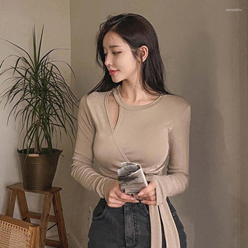 Women's T Shirts Hollowed Out O Neck Lace Up Belt Black Long Sleeve T-Shirt Women's Spring Inner Bottom Shirt Wrap Korean Back Top, Beige
Women's T Shirts Hollowed Out O Neck Lace Up Belt Black Long Sleeve T-Shirt Women's Spring Inner Bottom Shirt Wrap Korean Back Top, Beige
