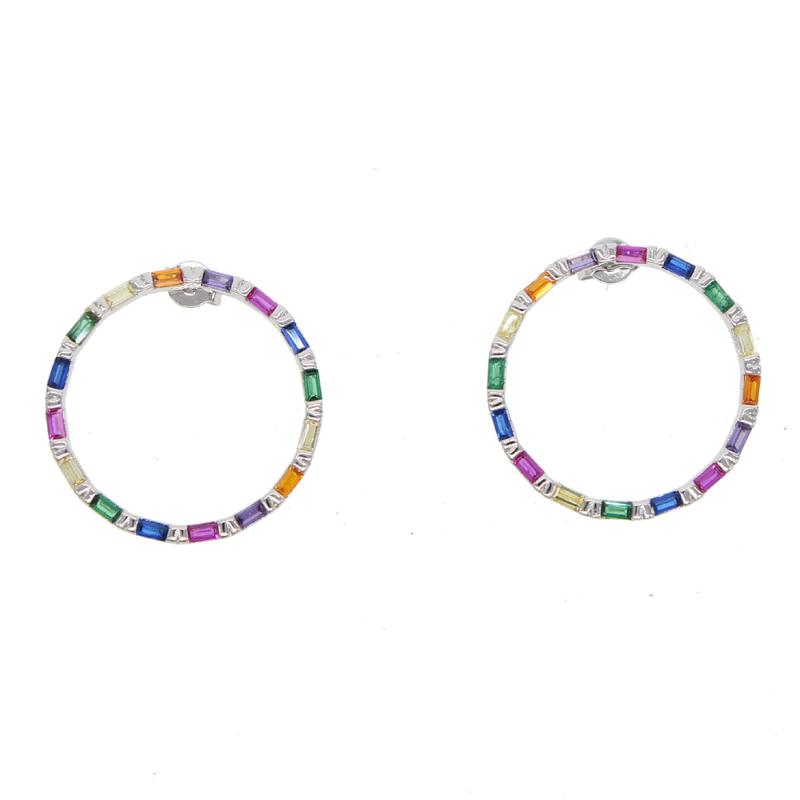 Stud Earrings 24mm Gold Filled 2023 Trendy Round Women Colorful Rainbow Micro Pave Cz Disc Charming Earring JewelryStud
Stud Earrings 24mm Gold Filled 2023 Trendy Round Women Colorful Rainbow Micro Pave Cz Disc Charming Earring JewelryStud