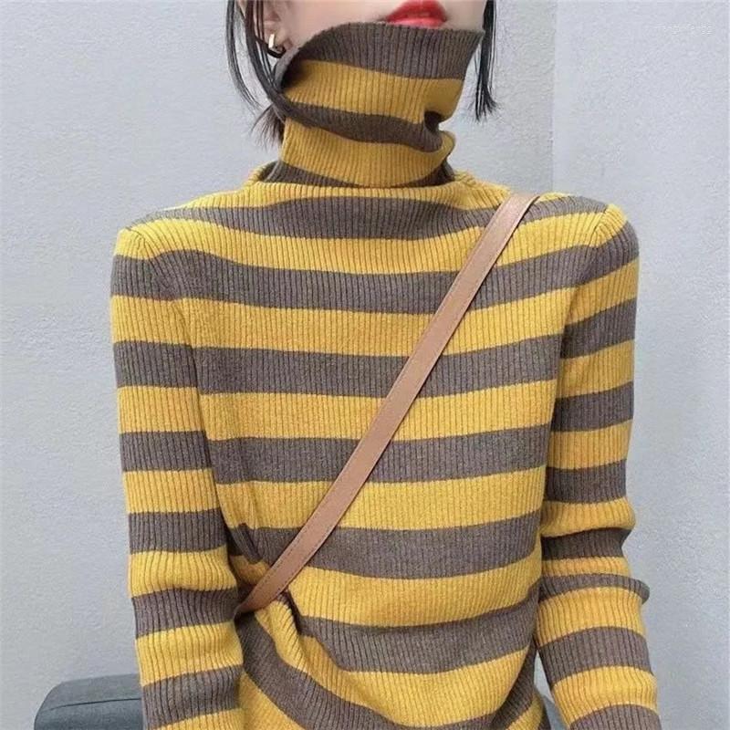 Women's Sweaters Turtleneck Sweater Female Autumn Winter Striped Slim Knitted Bottoming Fashion All-match Commuter Top Women's Clothing, Green
Women's Sweaters Turtleneck Sweater Female Autumn Winter Striped Slim Knitted Bottoming Fashion All-match Commuter Top Women's Clothing, Green