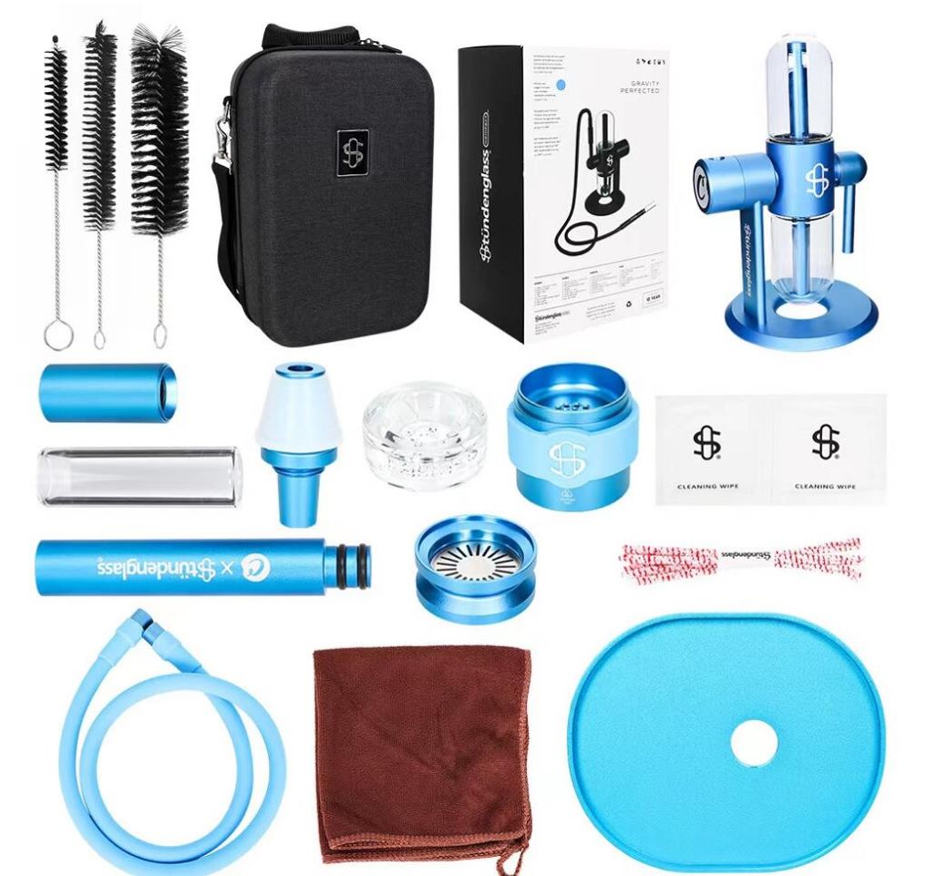 

2023 HOT new Glass Gravity Bong Gravity Hookah Kit Smoke Accessory 360 Degree Power Recycler Arab Shisha Water Pipes Smoking Tobacco hookahs more color