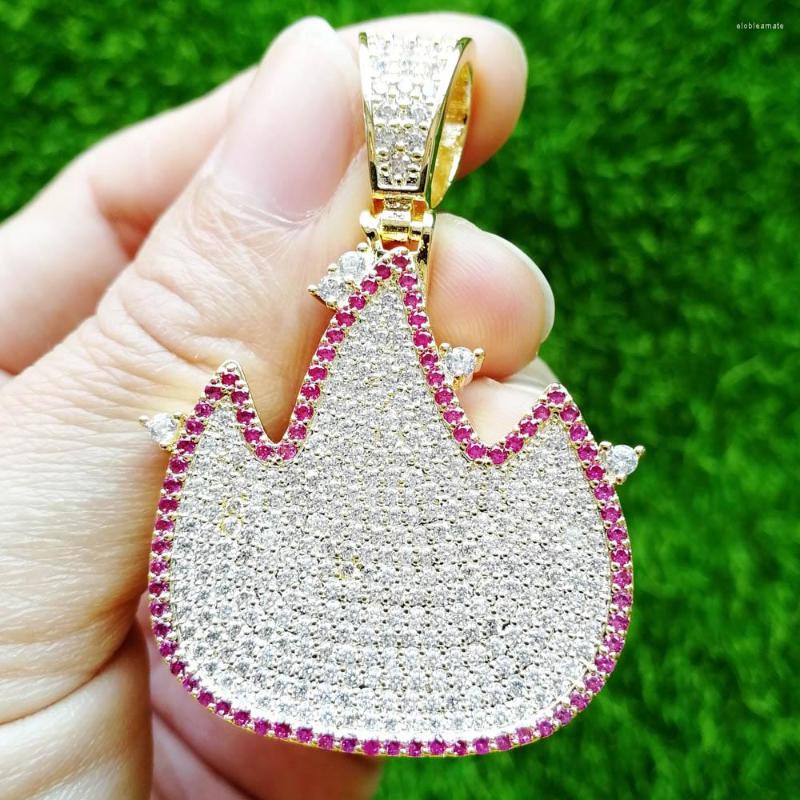 Chains Brass Micro Pave Cubic Zircon Pendants Fire Shape Necklace Hip Hop Jewelry Iced Out Men CN513
Chains Brass Micro Pave Cubic Zircon Pendants Fire Shape Necklace Hip Hop Jewelry Iced Out Men CN513