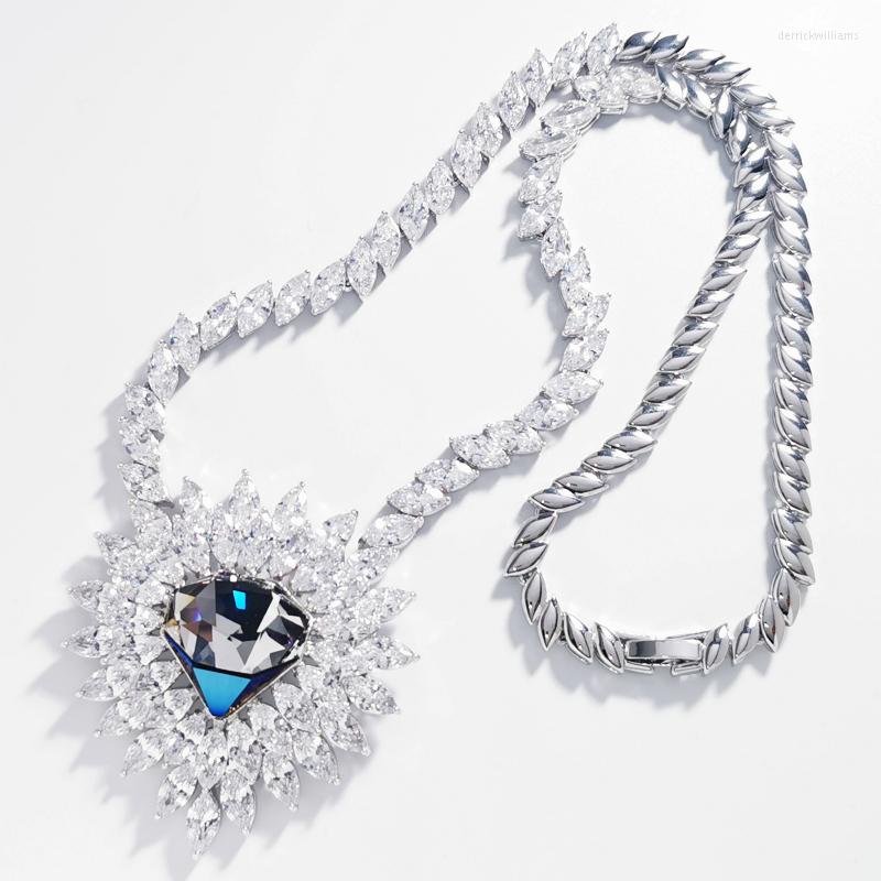 Chains Women's Luxury Necklace Made With Austrian Crystal For Bridal Wedding Anniversary Top Quality Lady Collar Jewelry Gifts
Chains Women's Luxury Necklace Made With Austrian Crystal For Bridal Wedding Anniversary Top Quality Lady Collar Jewelry Gifts