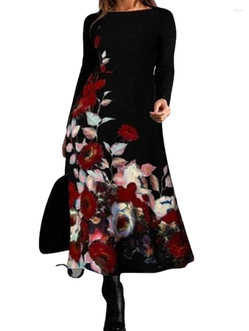 Casual Dresses Spring Autumn Long Sleeve Maxi Floral Dress For Fashion Women O-Neck Black A-line 5XL Ladies Robe Vestidos, Xyg-green
Casual Dresses Spring Autumn Long Sleeve Maxi Floral Dress For Fashion Women O-Neck Black A-line 5XL Ladies Robe Vestidos, Xyg-green