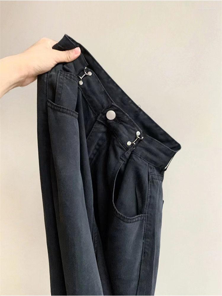 Women' Jeans Adjustable Waist Women Denim Distressed Vintage BF Simple Wide Leg Trousers Fall Stylish Harajuku 2023, Black
Women' Jeans Adjustable Waist Women Denim Distressed Vintage BF Simple Wide Leg Trousers Fall Stylish Harajuku 2023, Black
