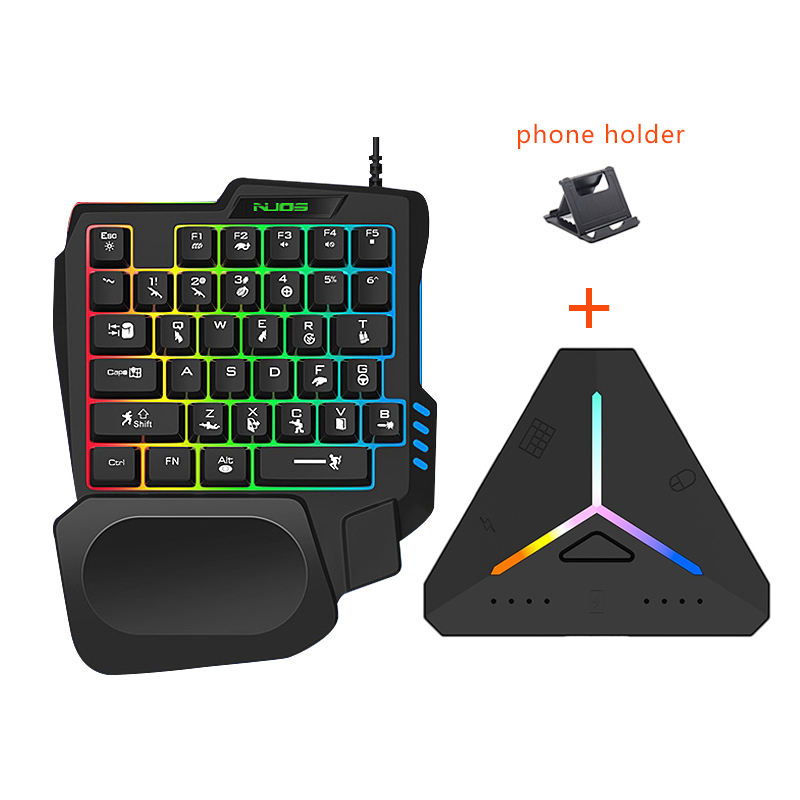 Gaming Keyboard Mouse Converter Faster Reaction Adapter PUBG Controller Game Keyboard Mice Set for Mobile Phone Tablet Android