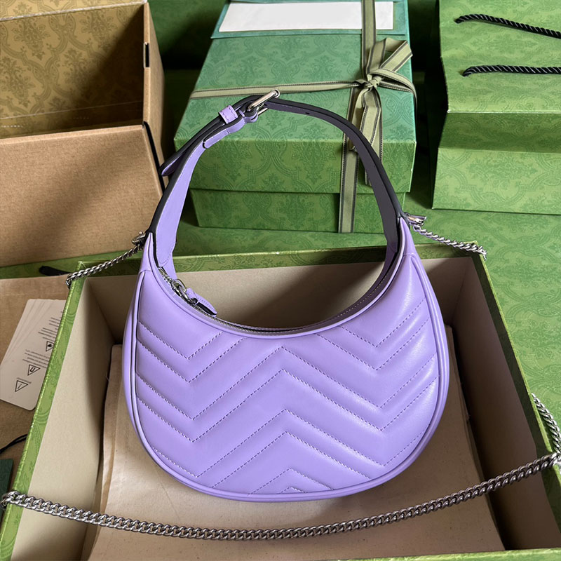 Women Shoulder Bag Chain Crescent Half Moon Mini Handbags Designer Quilted Hobo Underarm Bags Purse Genuine Leather Top Quality Double Classic Letters Hardware, Black
Women Shoulder Bag Chain Crescent Half Moon Mini Handbags Designer Quilted Hobo Underarm Bags Purse Genuine Leather Top Quality Double Classic Letters Hardware, Black