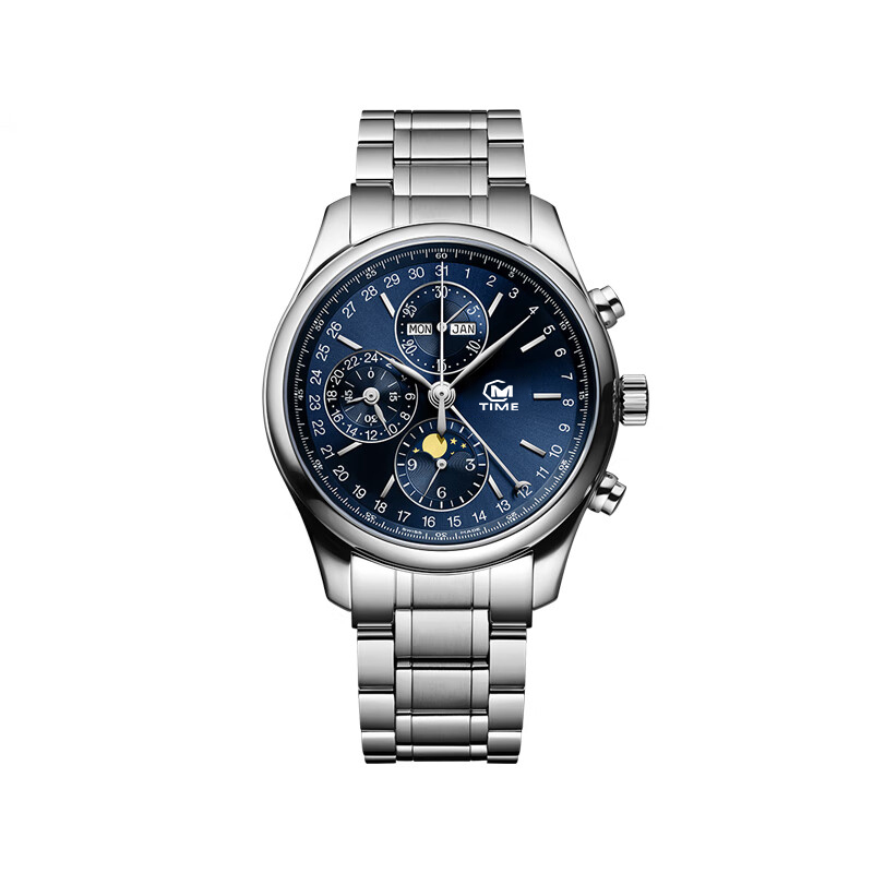 Fashion watch Men's business automatic multi-function watch The sun moon and stars show suitable work party waterproof design gift choice, Colour 10
Fashion watch Men's business automatic multi-function watch The sun moon and stars show suitable work party waterproof design gift choice, Colour 10