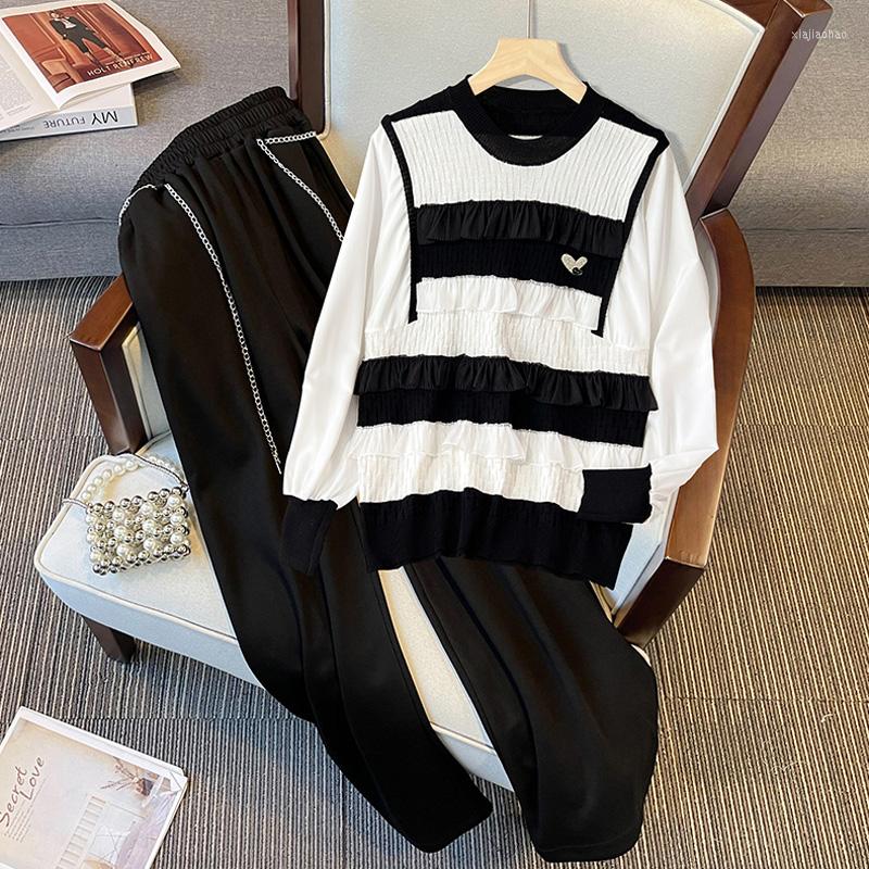 Women's Two Piece Pants Women Plus Size Spring Auutmn Casual Set Stripe Splicing Tops And Wide Leg Suit Tracksuit Slim Outwear Clothes, 9816 apricot
Women's Two Piece Pants Women Plus Size Spring Auutmn Casual Set Stripe Splicing Tops And Wide Leg Suit Tracksuit Slim Outwear Clothes, 9816 apricot
