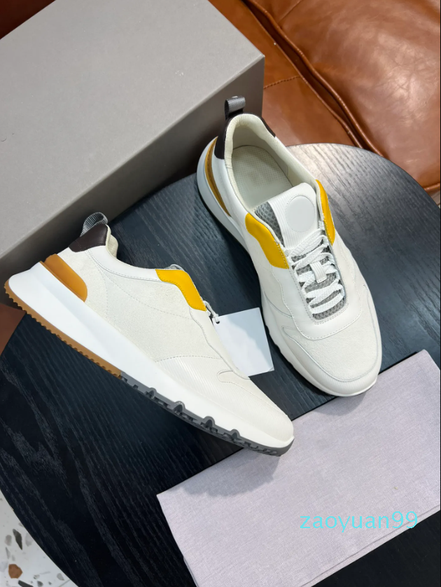 2023 Brunello Cucinelli Lace Up Men Casual shoes Wedge Heels Designer Brand Mixed Color Splice Sport Shoes Thick Bottom Genuine Leather Fashion Outdoor sneakers S, Colour# 2
2023 Brunello Cucinelli Lace Up Men Casual shoes Wedge Heels Designer Brand Mixed Color Splice Sport Shoes Thick Bottom Genuine Leather Fashion Outdoor sneakers S, Colour# 2