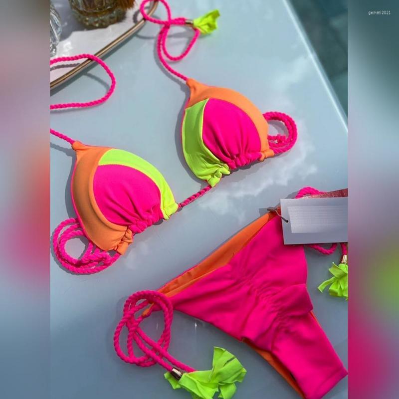 Women' Swimwear 2 Pcs/Set Attractive Summer Bikini Set High Waist Beach Swimsuit Color Block Tassel Slim Fit Swimming, Blue
Women' Swimwear 2 Pcs/Set Attractive Summer Bikini Set High Waist Beach Swimsuit Color Block Tassel Slim Fit Swimming, Blue