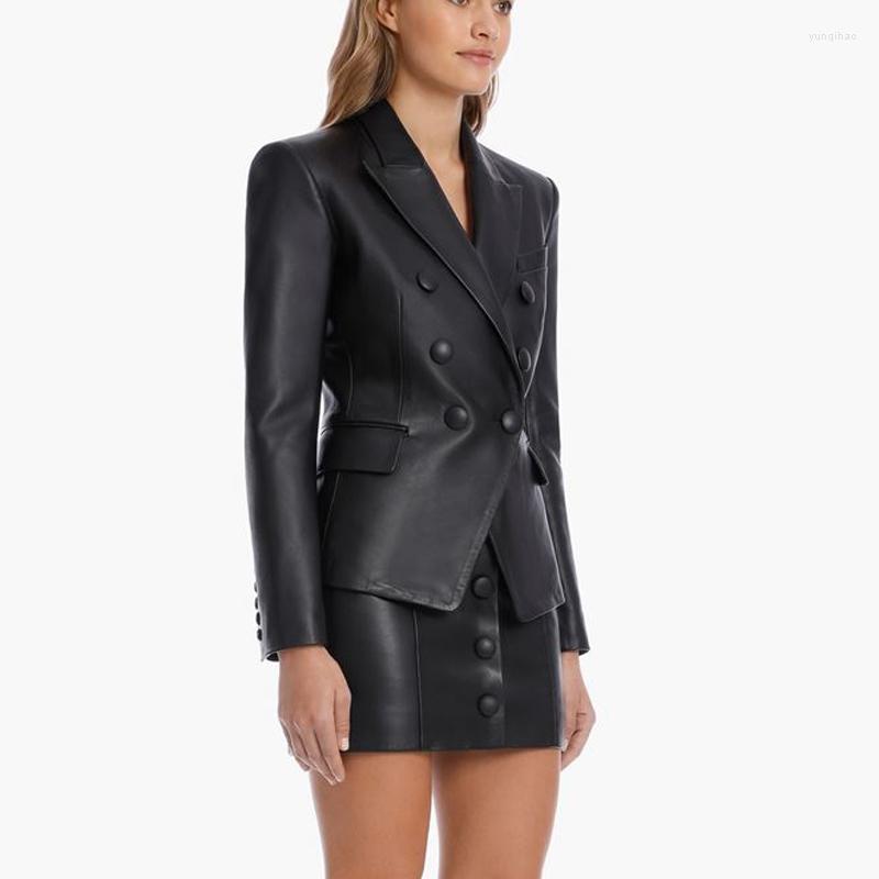 Two Piece Dress 2023 Spring And Summer Quality Leather Material All-match Blazers Suit High Simple Atmosphere Jacket Bag Hip Skirt, Black
Two Piece Dress 2023 Spring And Summer Quality Leather Material All-match Blazers Suit High Simple Atmosphere Jacket Bag Hip Skirt, Black