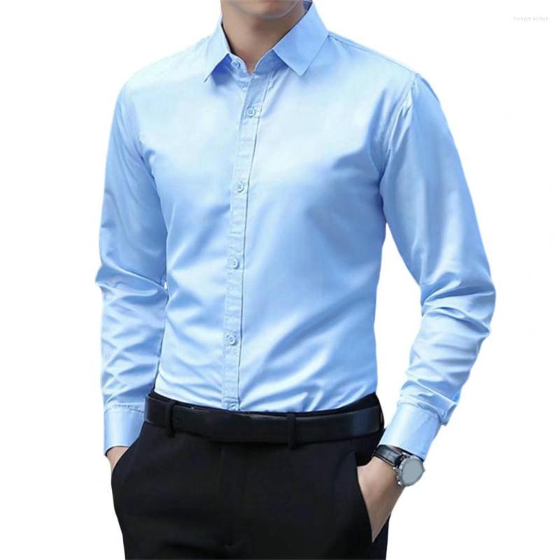 Men's Casual Shirts Groomsman Shirt Slim Fit Lapel Solid Color Gentlemen Anti-wrinkle Commute Cardigan Formal Spring Autumn Men Business, Blue
Men's Casual Shirts Groomsman Shirt Slim Fit Lapel Solid Color Gentlemen Anti-wrinkle Commute Cardigan Formal Spring Autumn Men Business, Blue