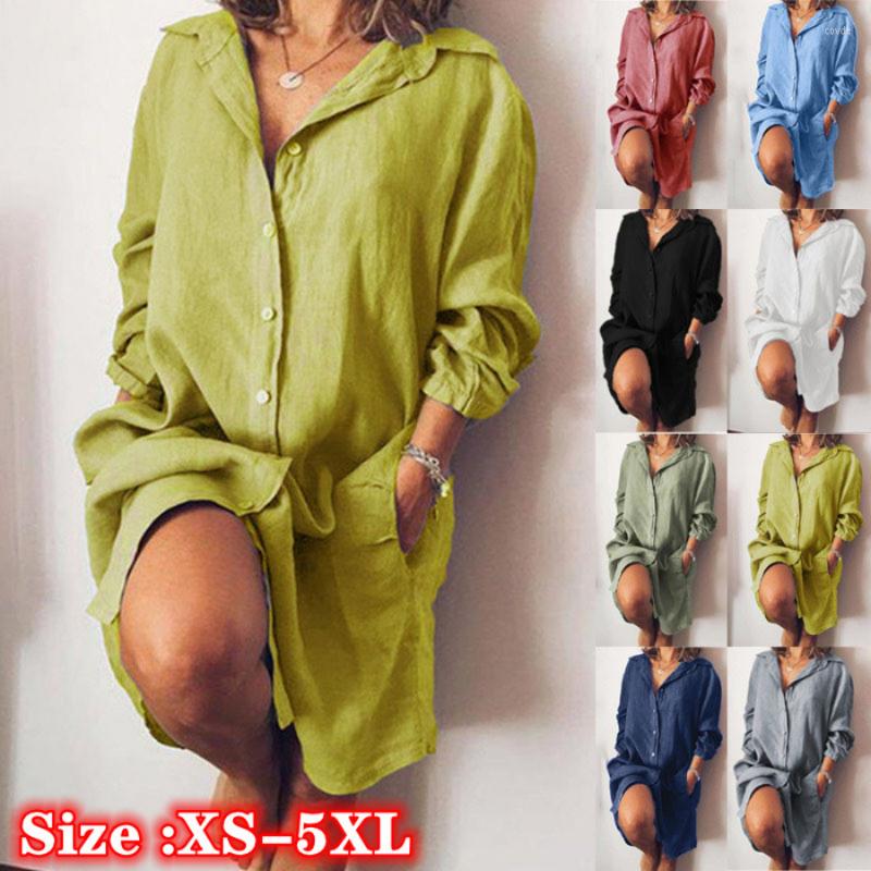 Women's T Shirts Spring Autumn Cotton Linen Shirt For Women Plus Size 4XL Long Sleeve Dress Female Dresses Summer Casual Loose Ladies, White
Women's T Shirts Spring Autumn Cotton Linen Shirt For Women Plus Size 4XL Long Sleeve Dress Female Dresses Summer Casual Loose Ladies, White
