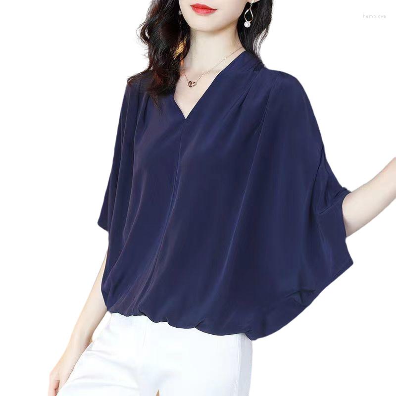 Women's Blouses Loose Women Summer Spring Shirts Lady Fashion Casual Short Sleeve O-Neck Collar Solid Color Blusas Tops CT0752, Blue
Women's Blouses Loose Women Summer Spring Shirts Lady Fashion Casual Short Sleeve O-Neck Collar Solid Color Blusas Tops CT0752, Blue