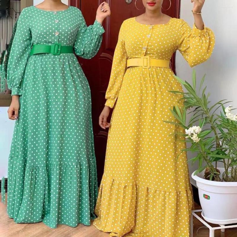 Ethnic Clothing Abaya Dubai Round Neck Muslim Fashion Dress American Ruffle Skirt Dresses Elegant Style Arabic Robe Kaftan
Ethnic Clothing Abaya Dubai Round Neck Muslim Fashion Dress American Ruffle Skirt Dresses Elegant Style Arabic Robe Kaftan