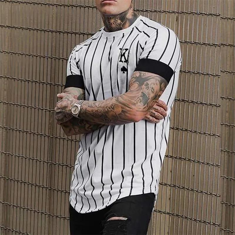 Mens TShirts Men TShirt Summer Oversized TShirt Fashion Solid Color Striped Spades Print Shirt Card Pattern Casual Street Short Male Tops 230316, Dxcl-0802-125
Mens TShirts Men TShirt Summer Oversized TShirt Fashion Solid Color Striped Spades Print Shirt Card Pattern Casual Street Short Male Tops 230316, Dxcl-0802-125