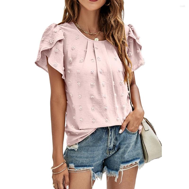 Women's T Shirts Short Sleeve T-Shirts For Women Summer 2023 Fashion Jacquard O Neck Pretty Lady Casual Blouse Tops, Yellow
Women's T Shirts Short Sleeve T-Shirts For Women Summer 2023 Fashion Jacquard O Neck Pretty Lady Casual Blouse Tops, Yellow