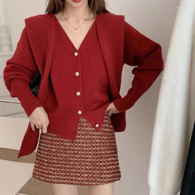 Women's Sweaters Sweat Sweater Top Shawl Scarf With Long-sleeved Knitted Cardigan Fake Two-piece Set 2023 Spring Korean Loose, White
Women's Sweaters Sweat Sweater Top Shawl Scarf With Long-sleeved Knitted Cardigan Fake Two-piece Set 2023 Spring Korean Loose, White