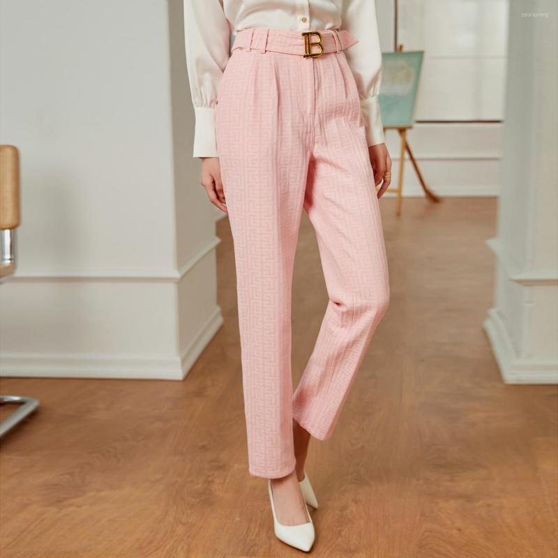 Women' Pants -3xl High-quality Jacquard Fabric High-end All-match Casual Cross-border Foreign Trade Women, Pink
Women' Pants -3xl High-quality Jacquard Fabric High-end All-match Casual Cross-border Foreign Trade Women, Pink
