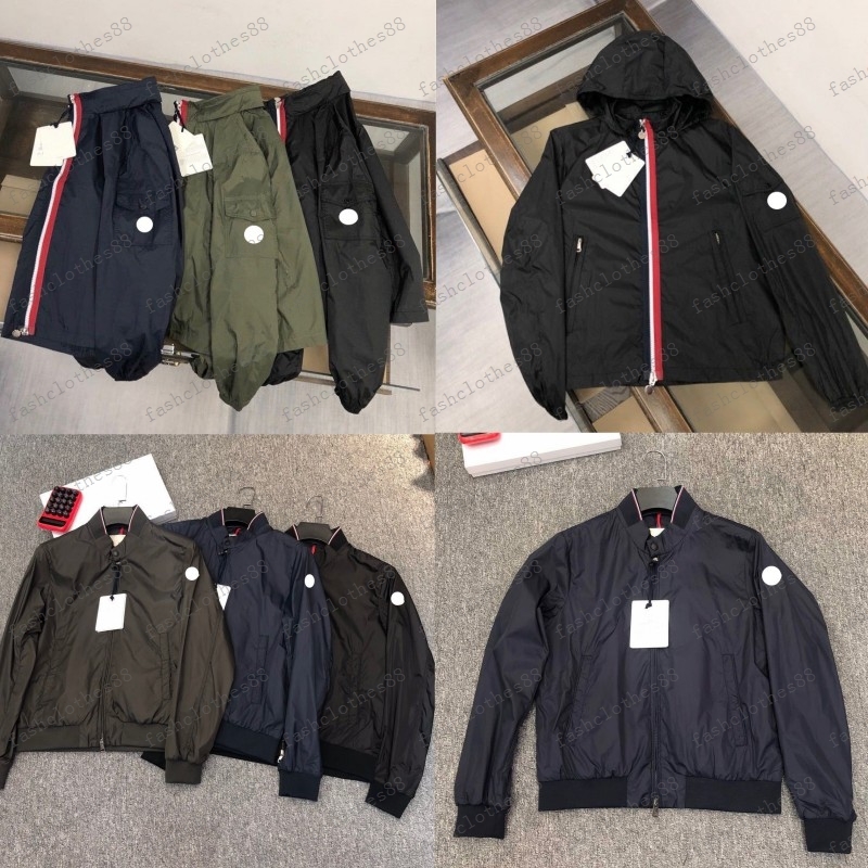Designers windbreaker mens hooded jacket Lightweight sun protection clothing spring summer jackets Sleeve arm NFC Franch Men S Clothings